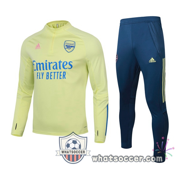 Arsenal Yellow Tracksuit 2020-2021