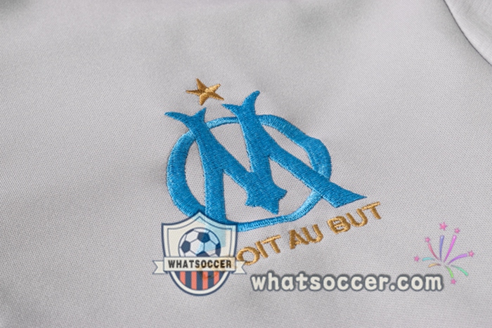 Olympique de Marseille Gray Tracksuit 2020-2021