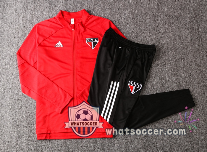 Sao Paulo FC Red Training Jacket 2020-2021