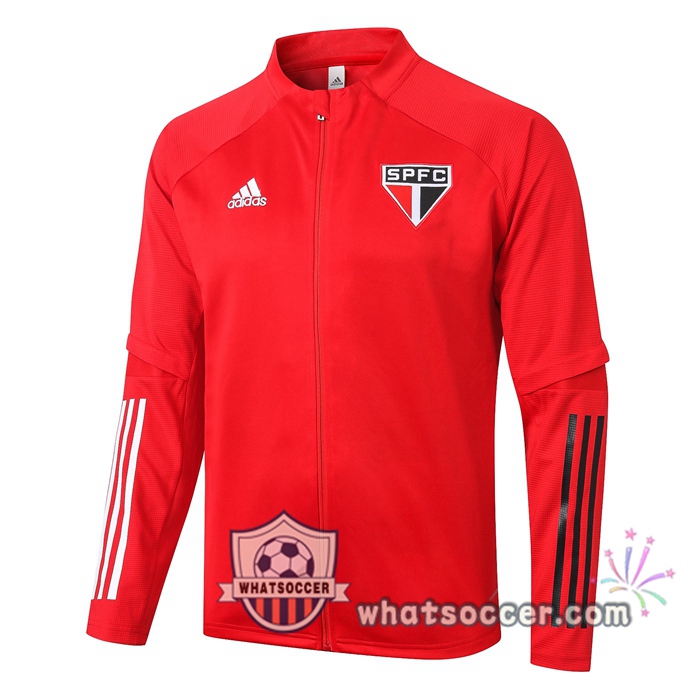 Sao Paulo FC Red Training Jacket 2020-2021