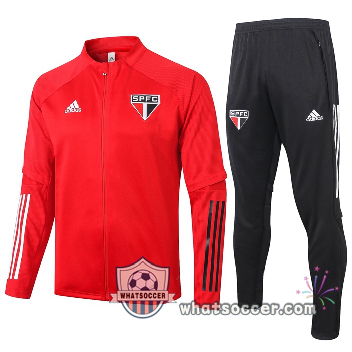 Sao Paulo FC Red Training Jacket 2020-2021