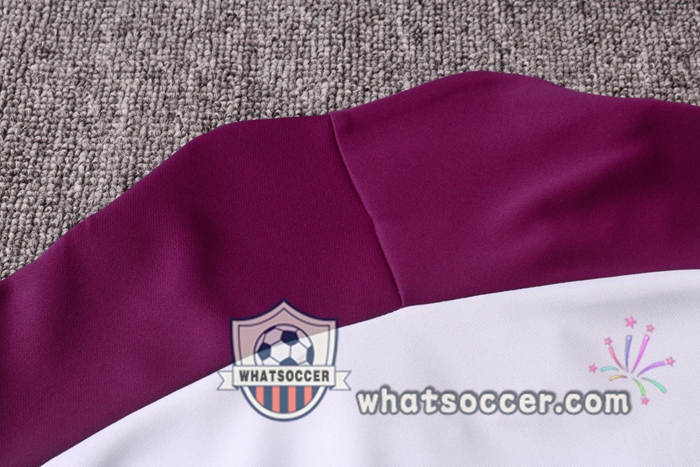 Pairis PSG Jordan White Purple Training Jacket 2020-2021
