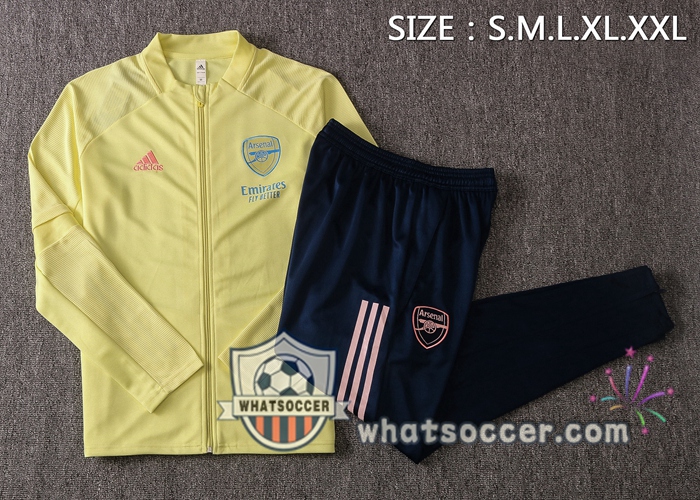 Arsenal Yellow Training Jacket 2020-2021