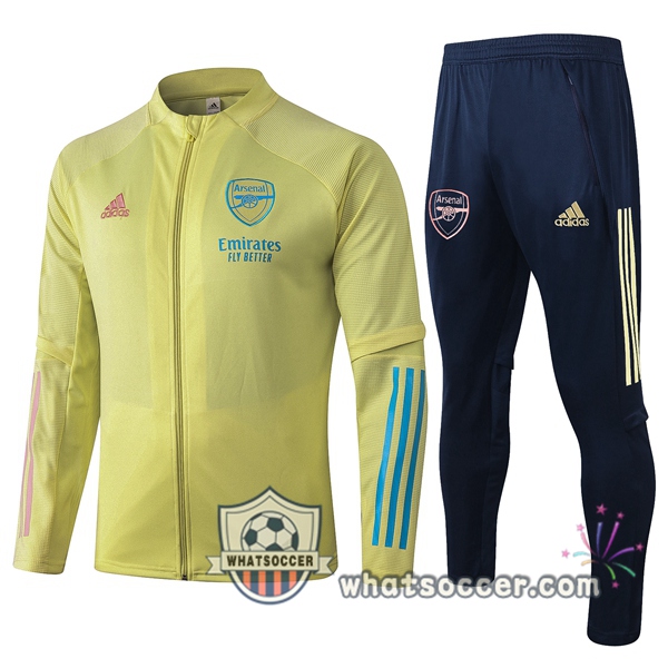 Arsenal Yellow Training Jacket 2020-2021