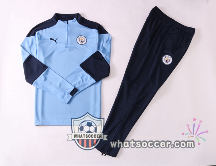 Manchester City Blue Tracksuit 2020-2021