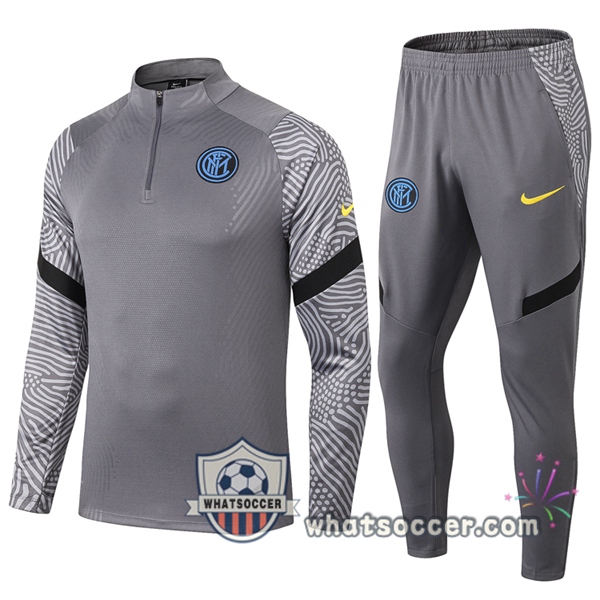 Inter Milan Gray Tracksuit 2020-2021