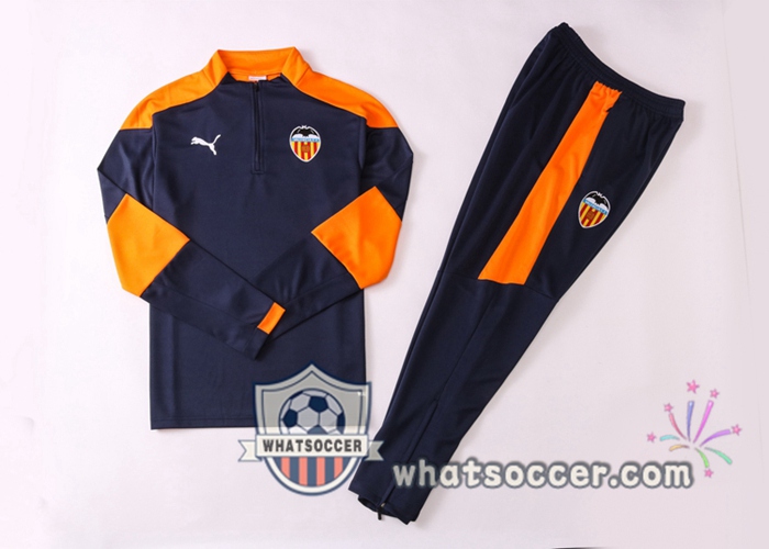 Valencia Blue Royal Orange Tracksuit 2020-2021
