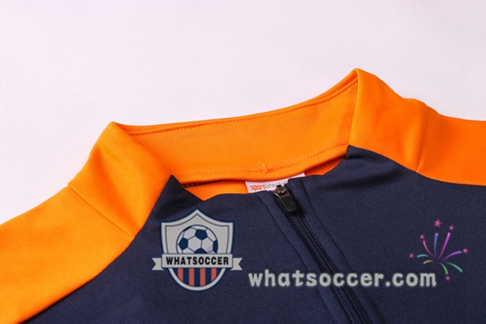 Valencia Blue Royal Orange Tracksuit 2020-2021