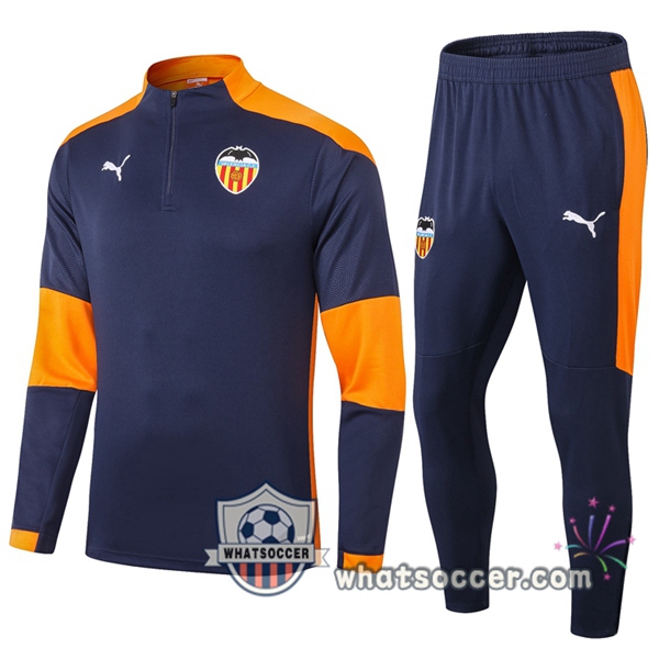 Valencia Blue Royal Orange Tracksuit 2020-2021