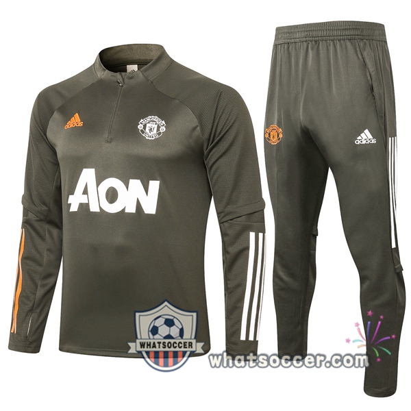Manchester United Green Tracksuit 2020-2021