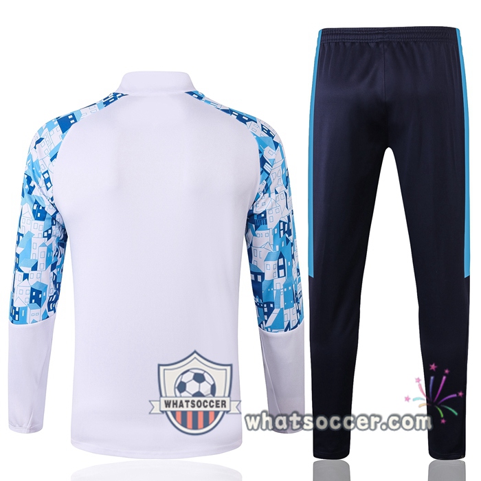Olympique de Marseille White Training Jacket 2020-2021