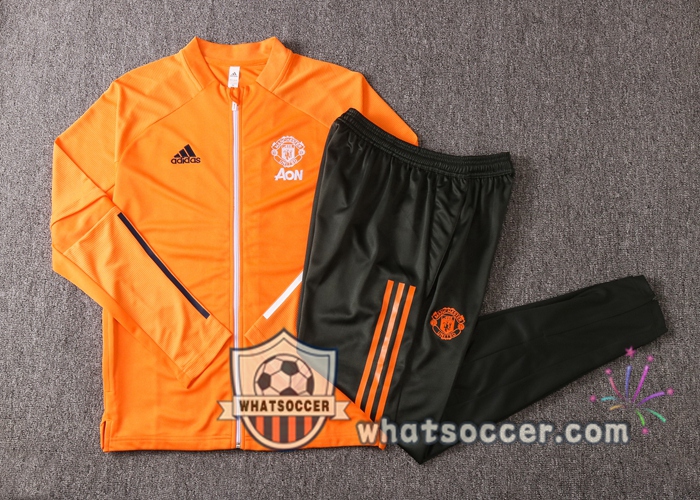 Manchester United Orange Training Jacket 2020-2021