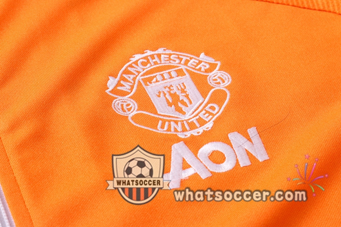 Manchester United Orange Training Jacket 2020-2021