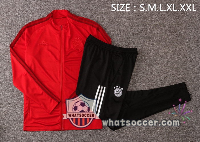 Bayern Munich Red Training Jacket 2020-2021