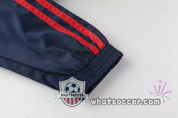 Bayern Munich Blue Royal Windbreaker Hoodie 2020-2021