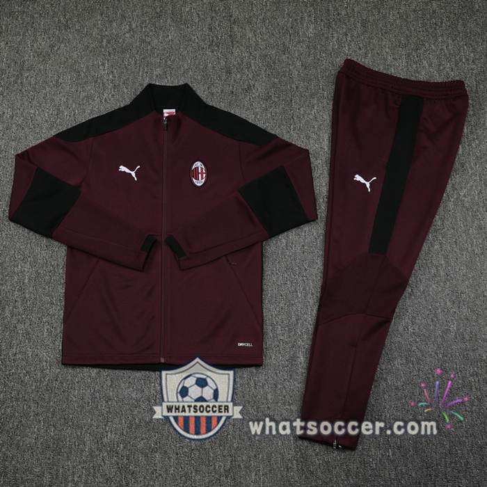 AC Milan Red Training Jacket 2020-2021
