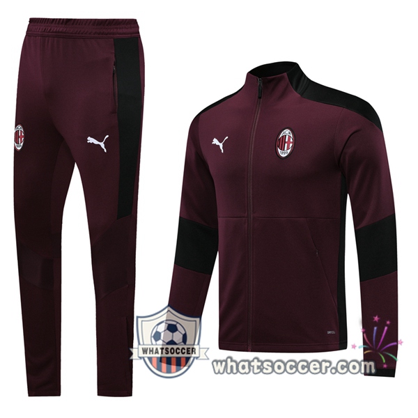 AC Milan Red Training Jacket 2020-2021