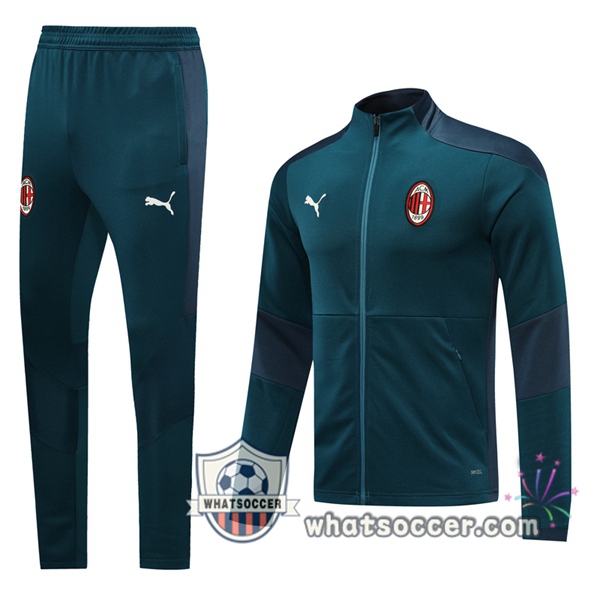 AC Milan Green Training Jacket 2020-2021