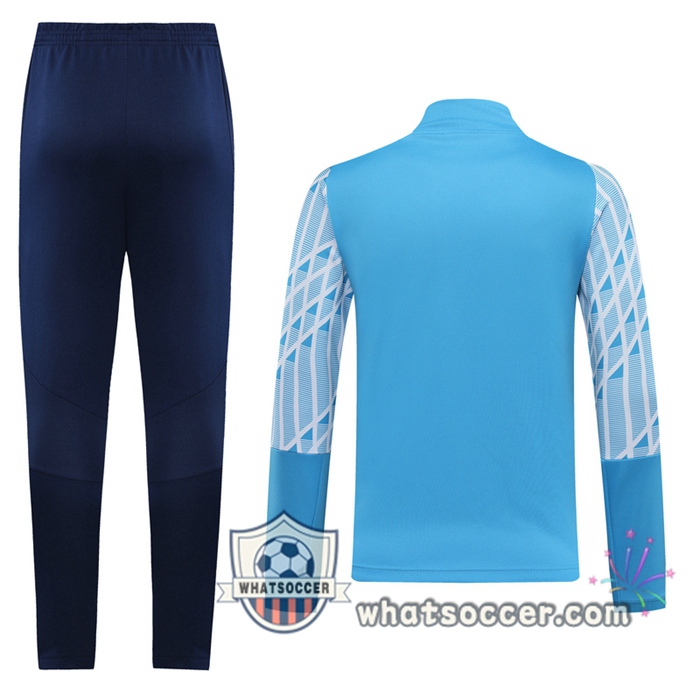 Olympique de Marseille Blue Training Jacket 2020-2021