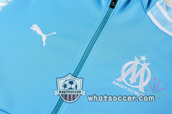 Olympique de Marseille Blue Training Jacket 2020-2021