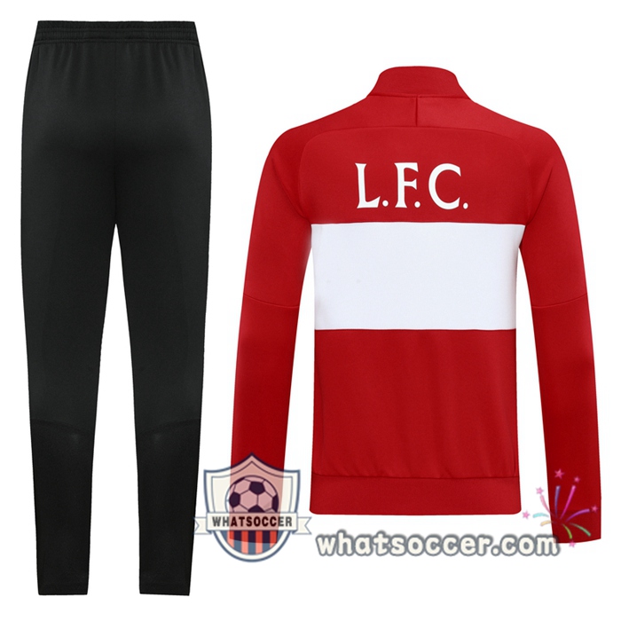 FC Liverpool Red White Training Jacket 2020-2021