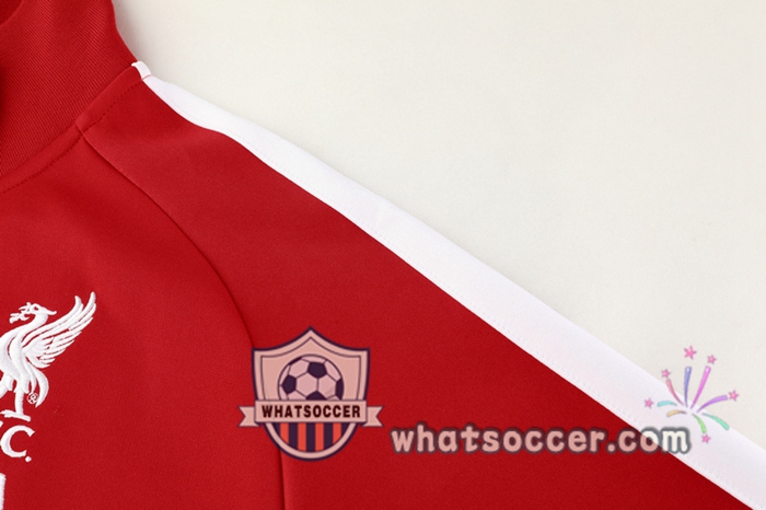 FC Liverpool Red White Training Jacket 2020-2021