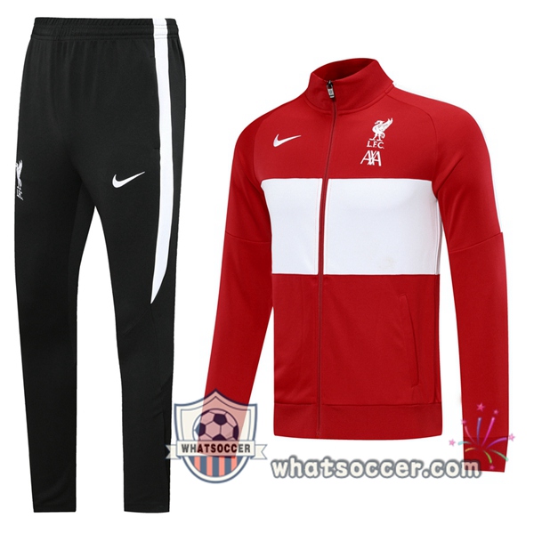FC Liverpool Red White Training Jacket 2020-2021