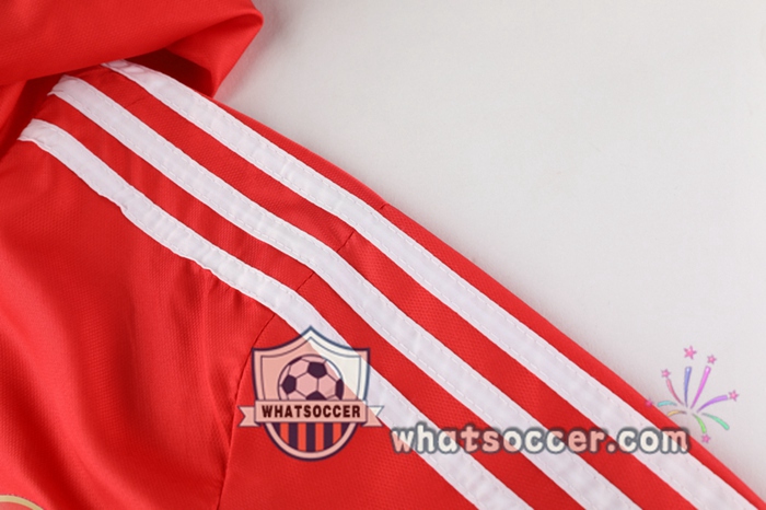 Arsenal Red Windbreaker Hoodie 2020-2021