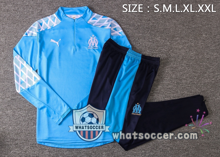 Olympique de Marseille Blue Tracksuit 2020-2021