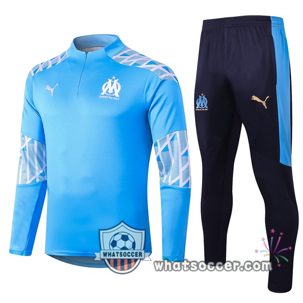 Olympique de Marseille Blue Tracksuit 2020-2021