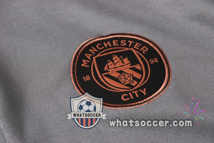Manchester City Gray Tracksuit 2020-2021