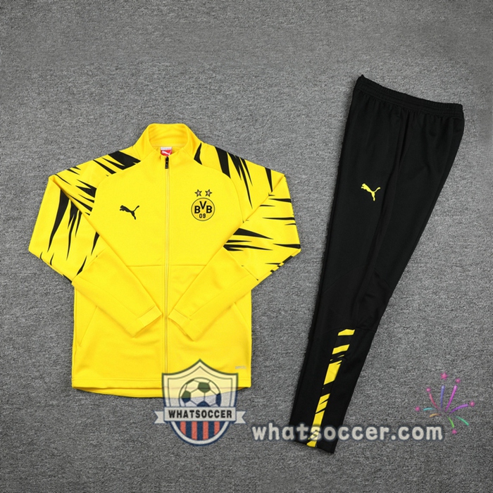 Dortmund BVB Yellow Training Jacket 2020-2021