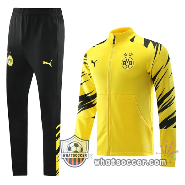Dortmund BVB Yellow Training Jacket 2020-2021