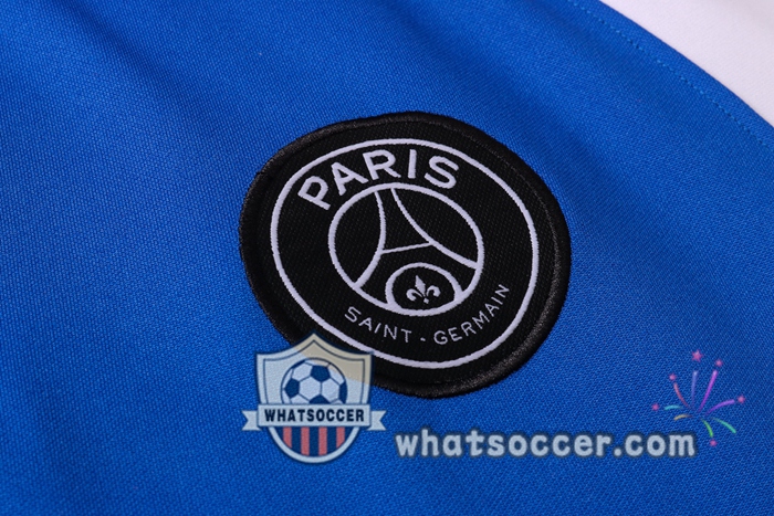 Pairis PSG Jordan Blue Red White Hooded Jacket 2020-2021