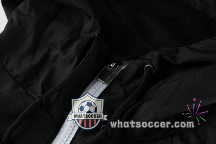 Pairis PSG Black Windbreaker Hoodie 2020-2021