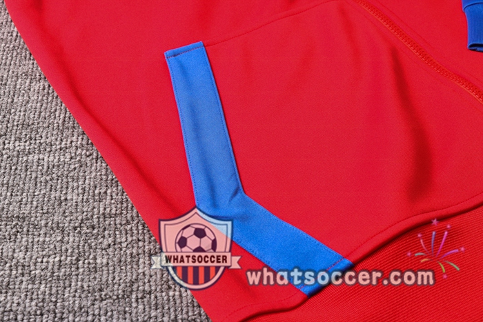Pairis PSG Jordan Red White Blue Hooded Jacket 2020-2021