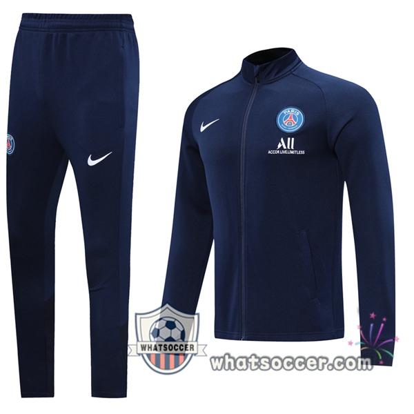 Paris PSG Blue Training Jacket 2020-2021