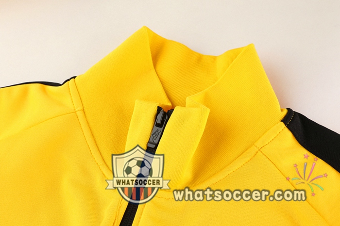 AS Roma Yellow Red Black Training Jacket 2020-2021