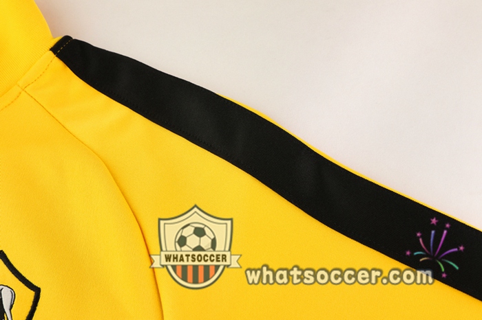 AS Roma Yellow Red Black Training Jacket 2020-2021