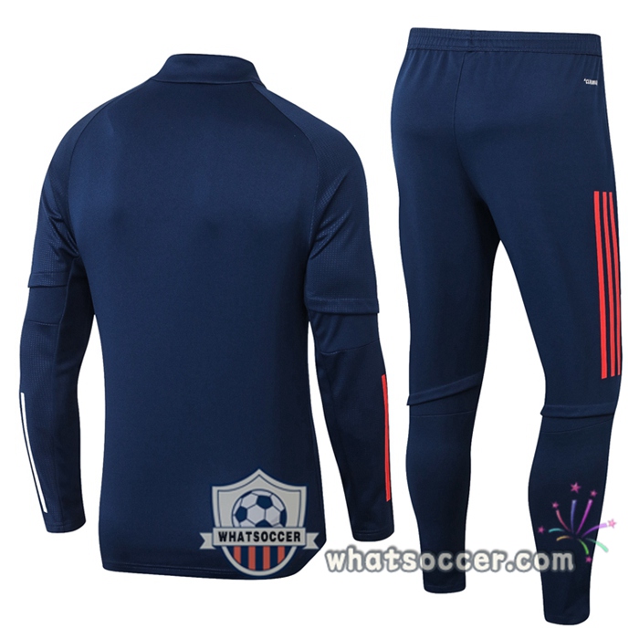 Olympique Lyonnais Blue Royal Tracksuit 2020-2021