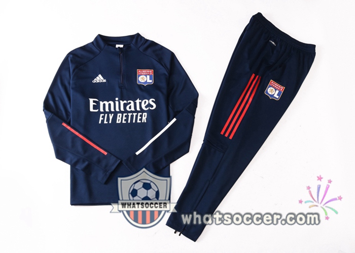Olympique Lyonnais Blue Royal Tracksuit 2020-2021
