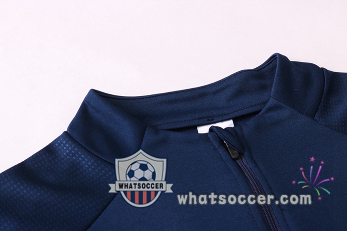 Olympique Lyonnais Blue Royal Tracksuit 2020-2021