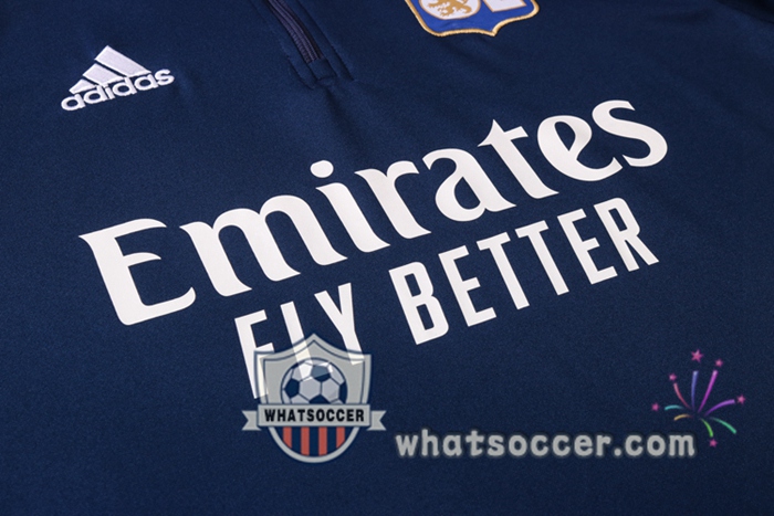 Olympique Lyonnais Blue Royal Tracksuit 2020-2021