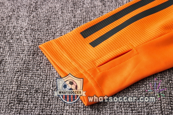 Manchester United Orange Tracksuit 2020-2021
