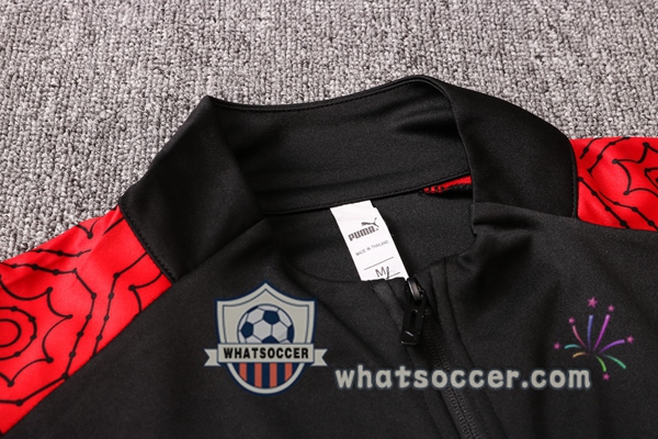 AC Milan Black Red Tracksuit 2020-2021