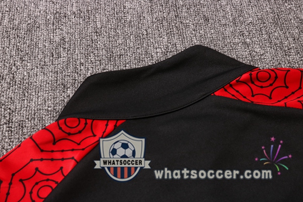 AC Milan Black Red Tracksuit 2020-2021