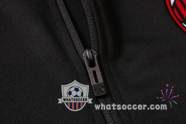 AC Milan Black Red Tracksuit 2020-2021