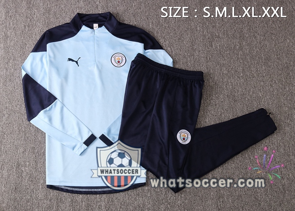 Manchester City Blue Tracksuit 2020-2021