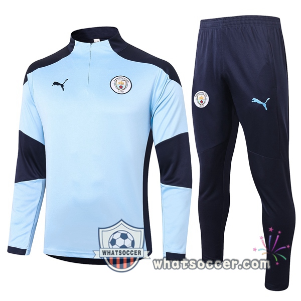Manchester City Blue Tracksuit 2020-2021