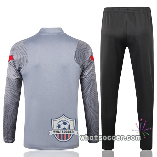 FC Liverpool Light Gray Tracksuit 2020-2021